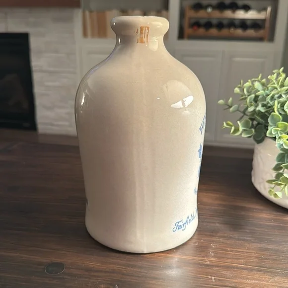 Henry McKenna Ceramic Bourbon Jug with Blue Design - Picture 2 of 8